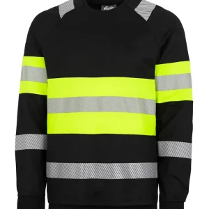 Billigare LÅNGÄRMAD T-SHIRT VARSEL ESSENTIAL G114 SVART/GUL